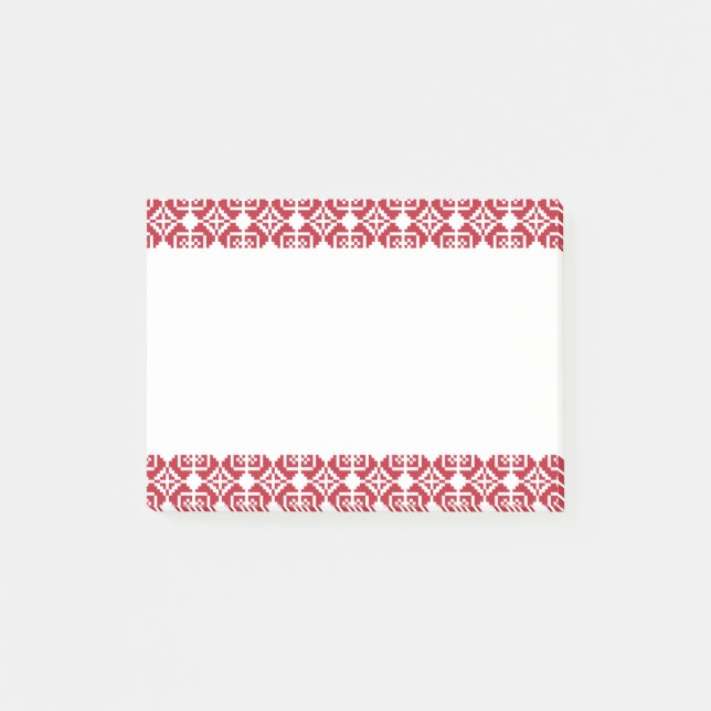 Latvian Morning SUN geometric pattern II Post-it Notes (Front)