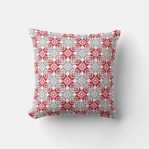 Latvian Morning SUN geometric pattern III Cushion