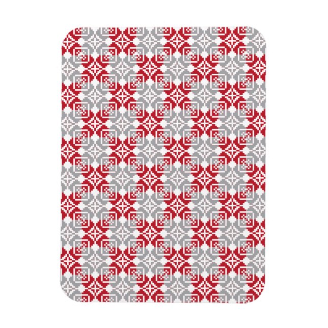 Latvian Morning SUN geometric pattern III Magnet (Vertical)