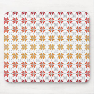 Latvian Morning SUN geometric pattern IV Mouse Mat