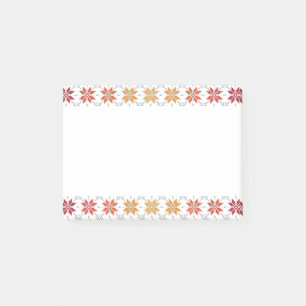 Latvian Morning SUN geometric pattern IV Post-it Notes