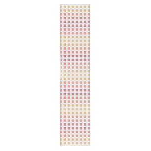 Latvian Morning SUN geometric pattern IV Short Table Runner