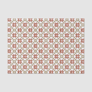 Latvian Morning SUN geometric pattern IX Tissue Paper