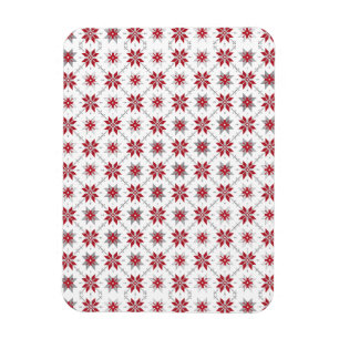 Latvian Morning SUN geometric pattern V Magnet