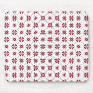 Latvian Morning SUN geometric pattern V Mouse Mat