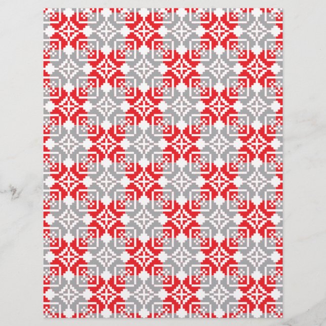 Latvian Morning SUN geometric pattern VI (Front)