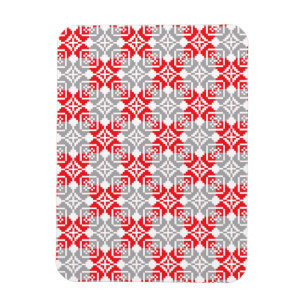 Latvian Morning SUN geometric pattern VI Magnet