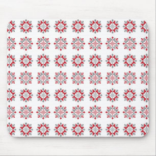 Latvian Morning SUN geometric pattern VII Mouse Mat