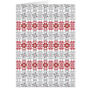 Latvian Morning SUN geometric pattern VIII