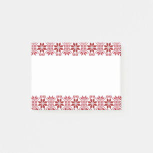 Latvian Morning SUN geometric pattern VIII Post-it Notes