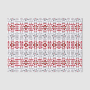 Latvian Morning SUN geometric pattern VIII Tissue Paper