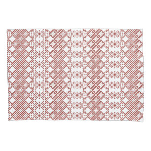 Latvian pattern pillowcase