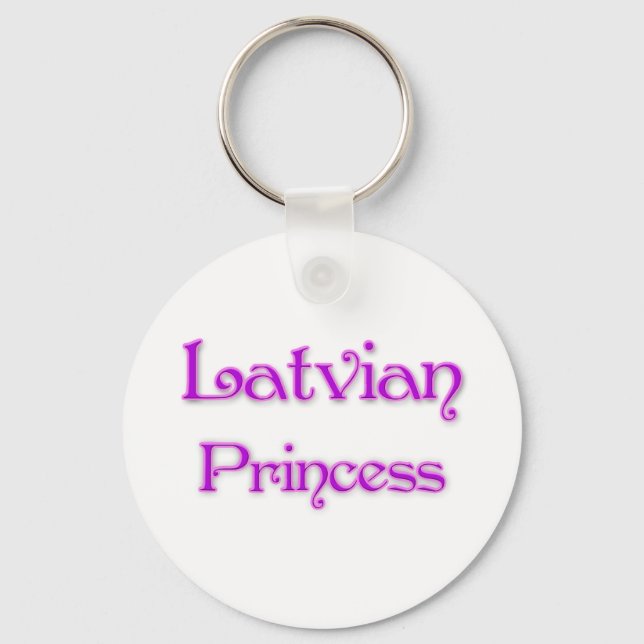 Latvian Princess Key Ring (Front)
