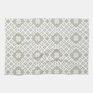 Latvian traditional continuous pattern cloth