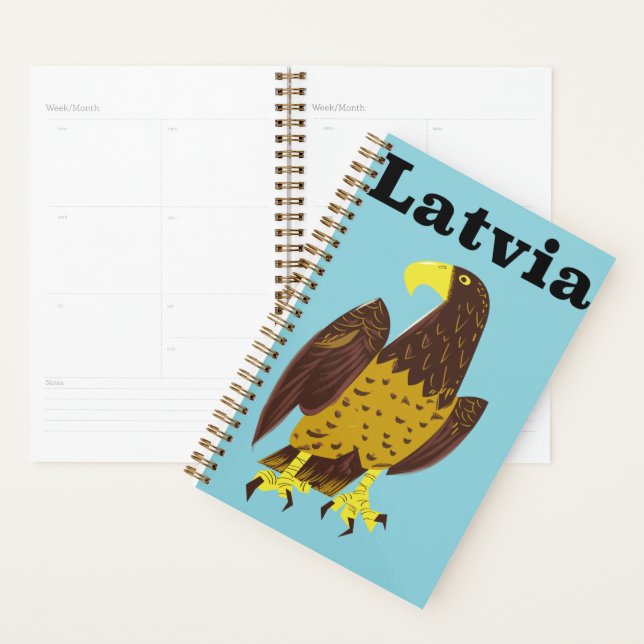 Latvian travel poster. planner (Display)