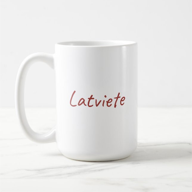 Latviete Coffee Mug (Left)