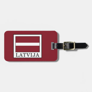 Latvija Luggage Tag