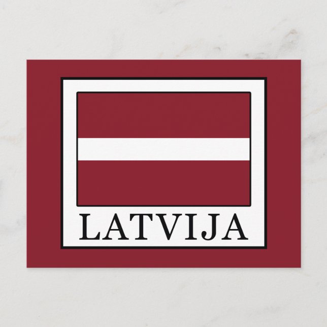Latvija Postcard (Front)