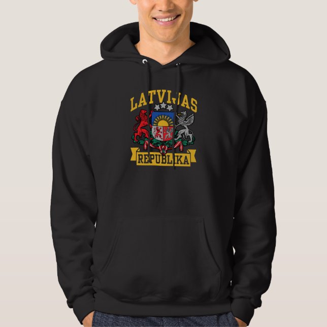 Latvijas Republika Hoodie (Front)