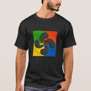 laubur, Basque cross T-Shirt