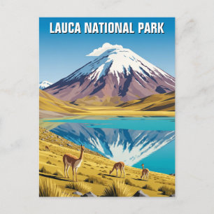 Lauca National Park Chile Travel Postcard