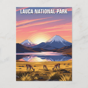 Lauca National Park Chile Travel Postcard