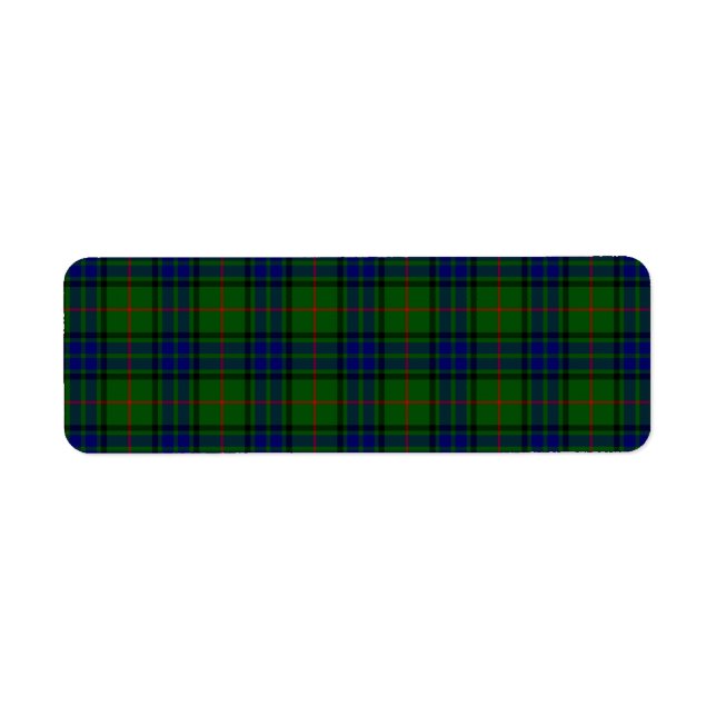 Lauder tartan blue green plaid (Front)