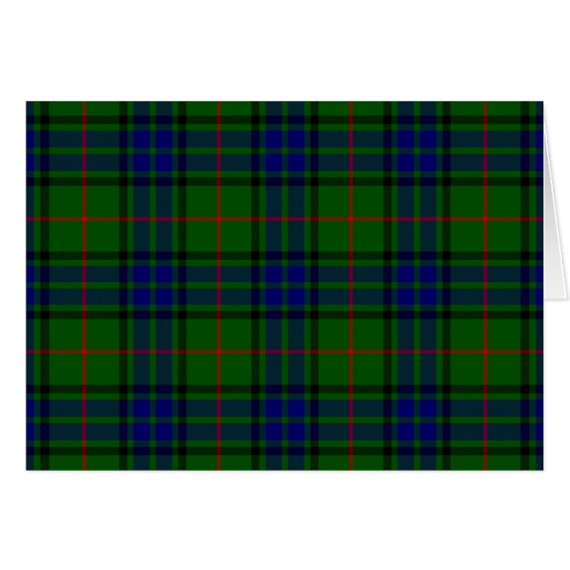 Lauder tartan blue green plaid (Front Horizontal)