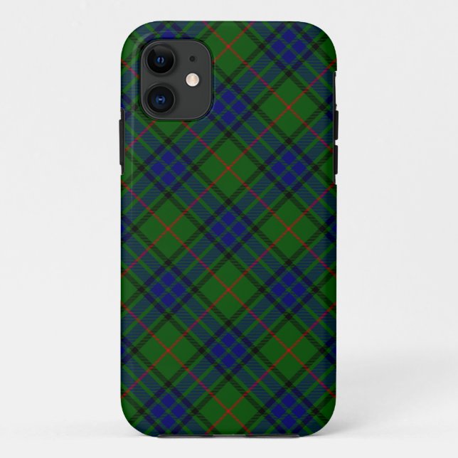 Lauder tartan blue green plaid Case-Mate iPhone case (Back)