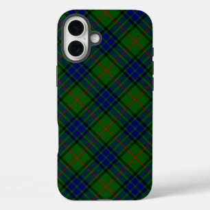 Lauder tartan blue green plaid iPhone 16 plus case