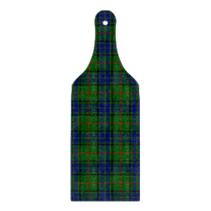 Lauder tartan blue green plaid cutting board