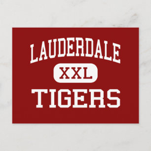 Lauderdale - Tigers - Middle - Ripley Tennessee Postcard