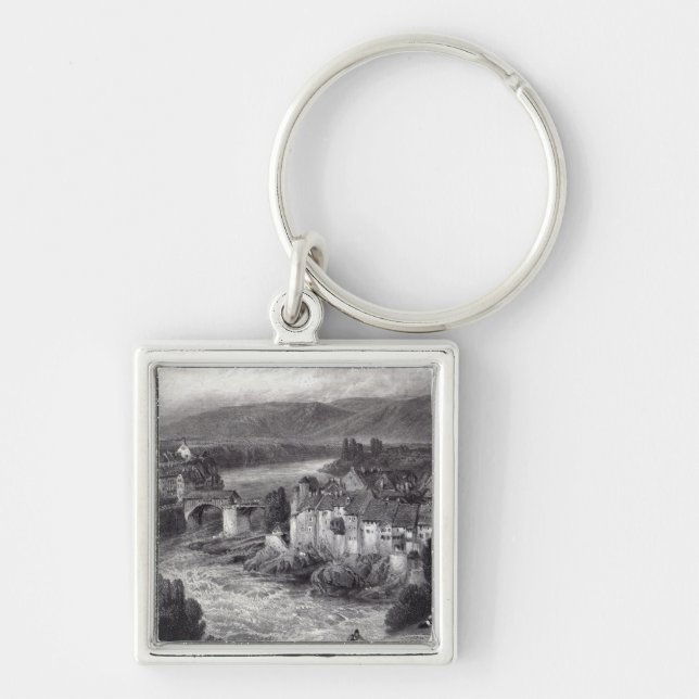 Lauffenberg, engraved by E.P. Brandard Key Ring (Front)