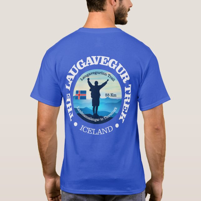 Laugavegur Trek (hiking) T-Shirt (Back)