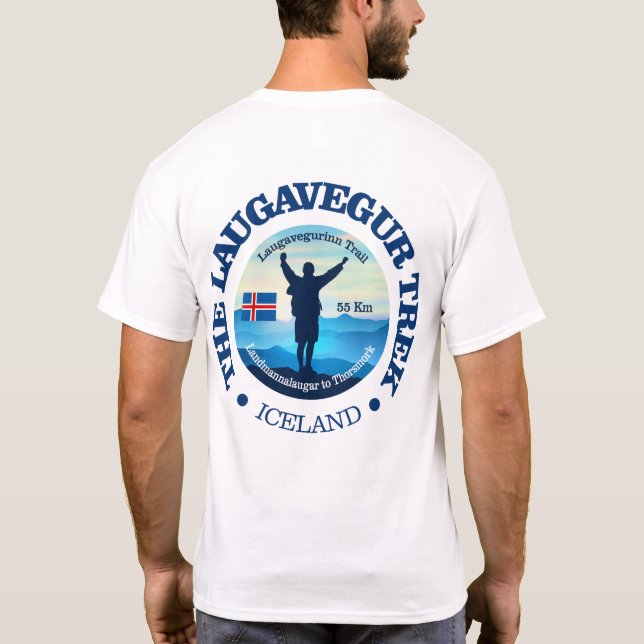 Laugavegur Trek (hiking) T-Shirt (Back)