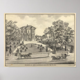 Laugenour residence, Woodland Poster