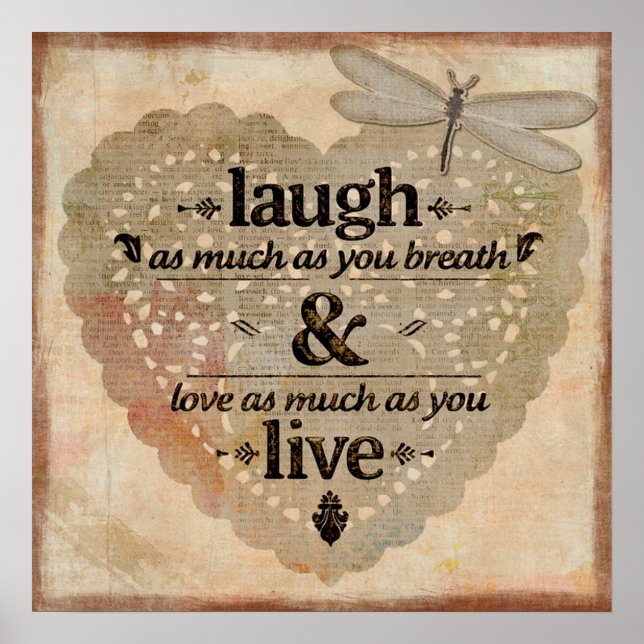 Laugh and Live Poster (Front)
