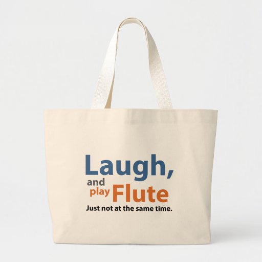 Image of Laugh and Play Flute Large Tote Bag