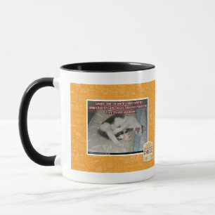 Laugh and the world laughs with you mug