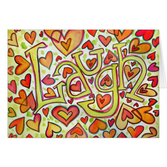 Laugh Card (Front Horizontal)