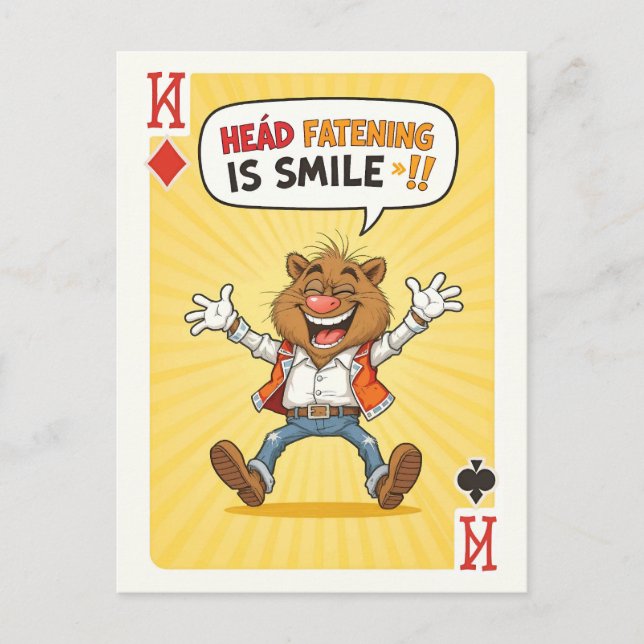 Laugh Deck Holiday Postcard (Front)