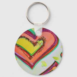 Laugh Heart Keychain