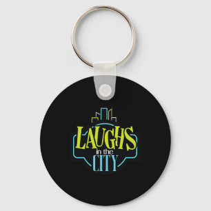 Laugh In The City Key Ring