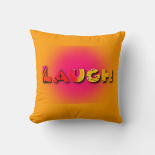 Laugh Logo Square Cushion