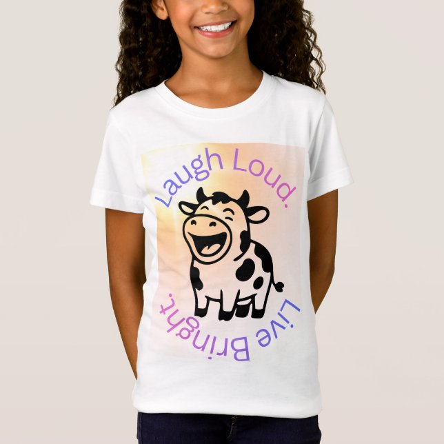 Laugh Loud, Live Bright T-Shirt (Front)