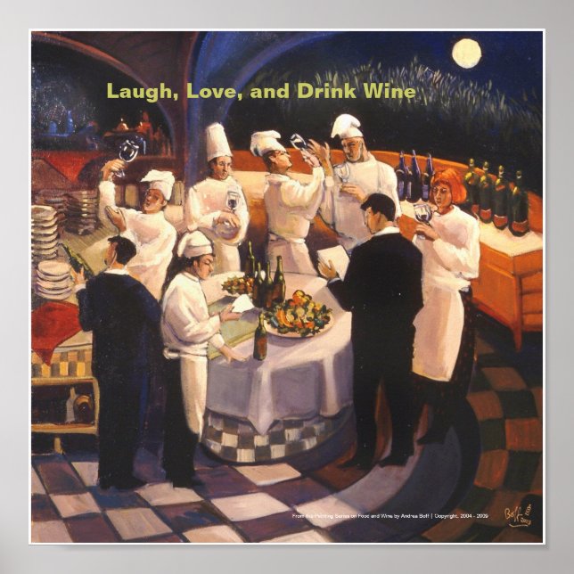 Laugh, Love, and Drink Wine, From the ... Poster (Front)