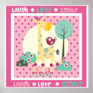 laugh, love, smile wall decor
