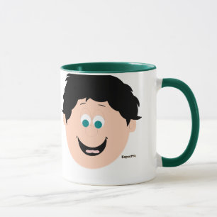 Laugh Mug Boy Dark Hair