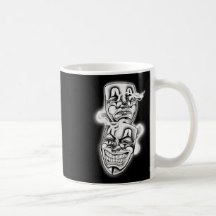 Laugh Now Cry Later Chicano Tattoo Flash  Coffee Mug