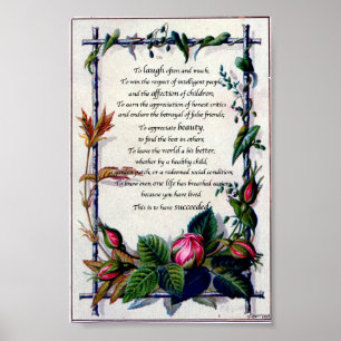 "Laugh Often" Emeerson Poster or Print